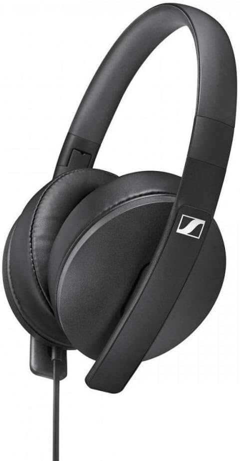 sennheiser 森海塞尔 hd 300 轻质包耳式耳机,黑色